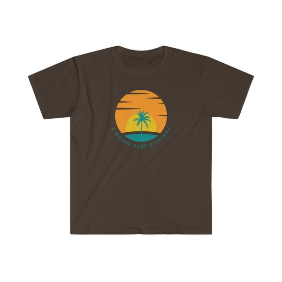 "I Wanna Surf Everyday" T Shirt - Picture 11 of 14